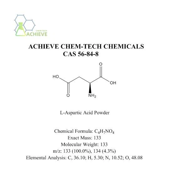 L-Aspartic Acid Powder CAS 56-84-8