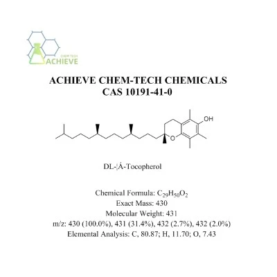 DL-α-Tocopherol CAS 10191-41-0 | Shaanxi BLOOM Tech Co., Ltd DL-α-Tocopherol CAS 10191-41-0 | Shaanxi BLOOM Tech Co., Ltd