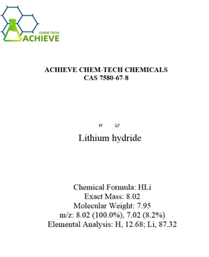 Ličio hidridas CAS 7580-67-8